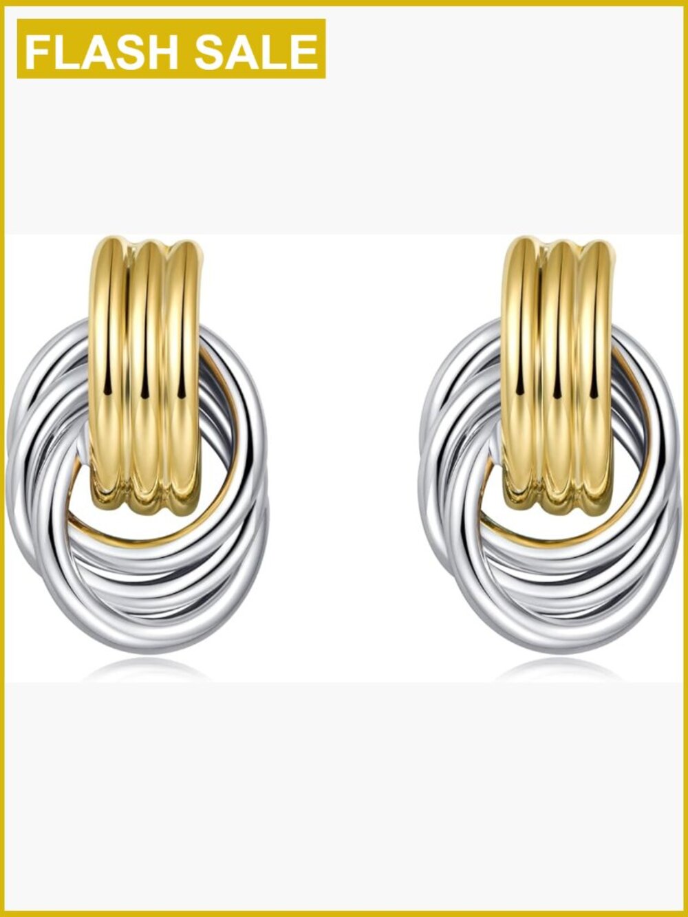 Hypoallergenic Gold Chain Dangle Earrings for Women, 0.71 Inch Drop